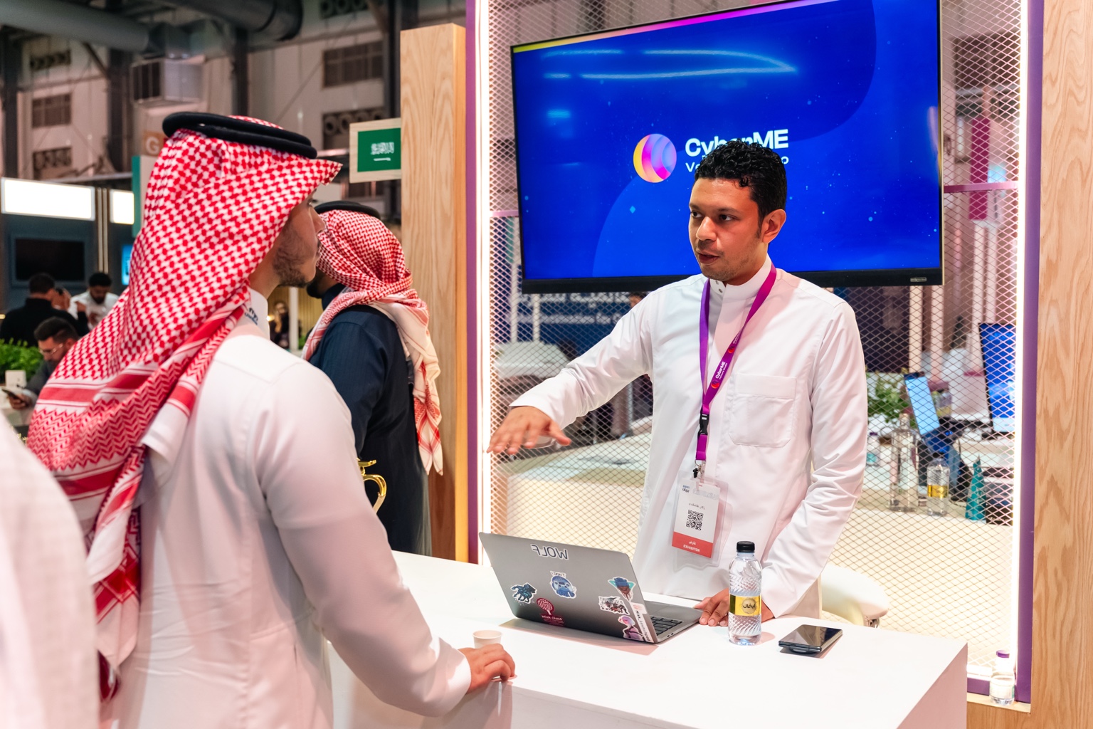 At the CyberME stand