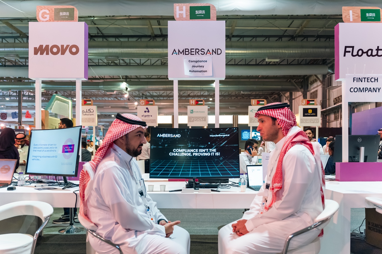 Conversations at the Ambersand stand
