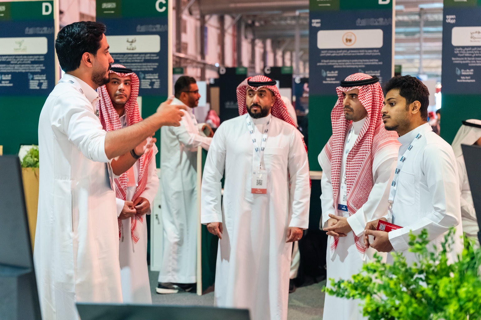 Ideas shared on the exhibition floor